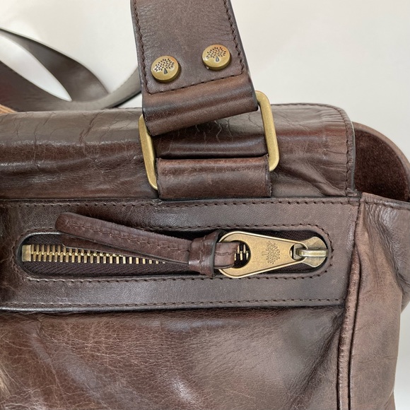 Mulberry brown leather shoulder bag - Picture 14 of 14